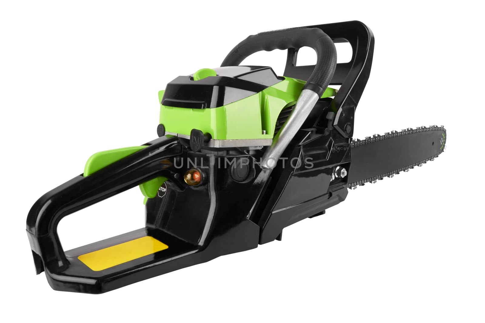 Chainsaw isolated on a white background