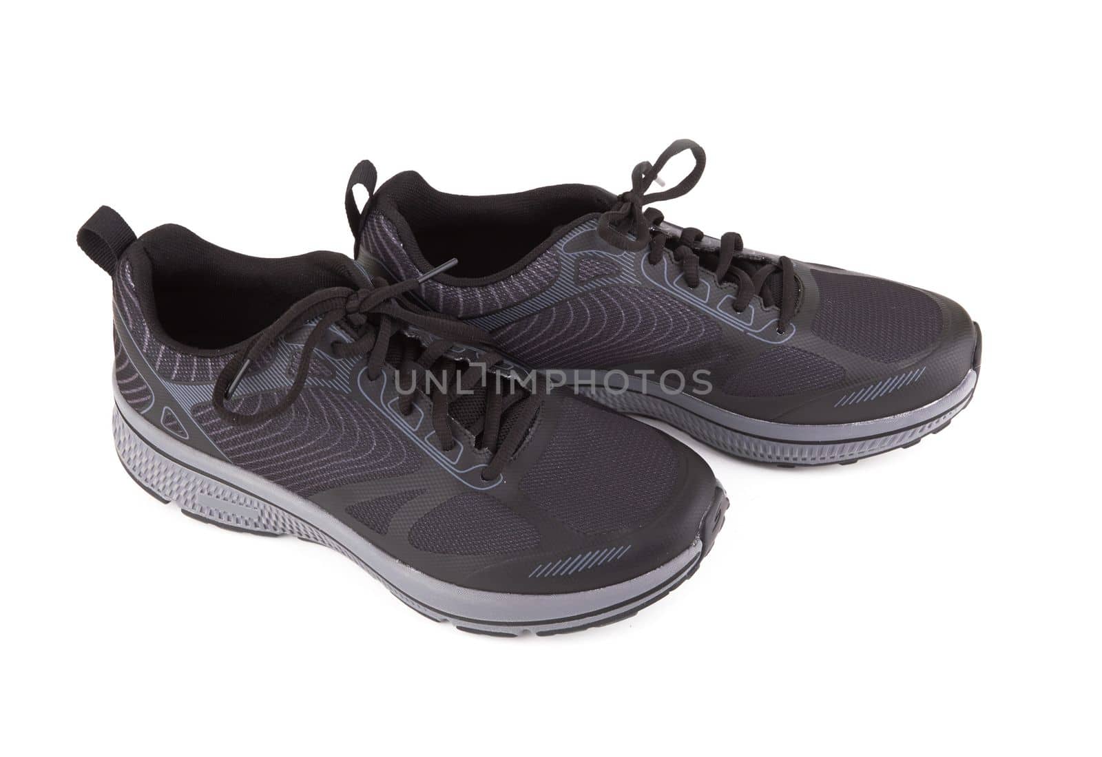 Gray sneakers isolated by pioneer111