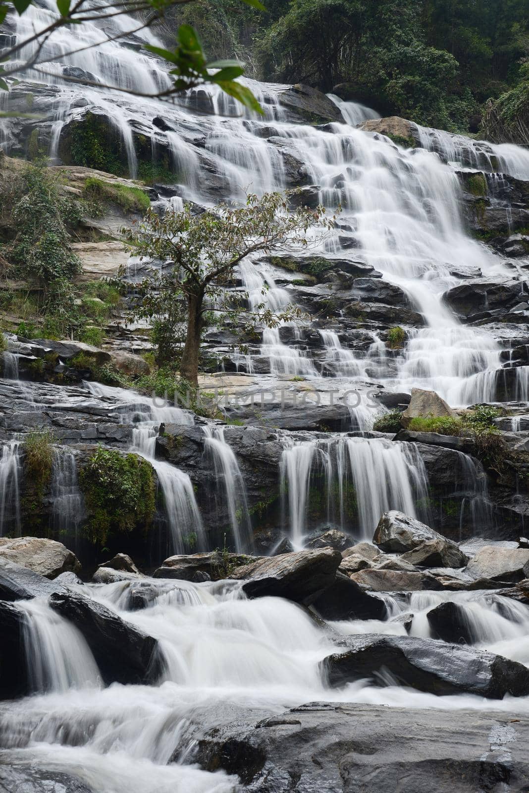 Mae Ya Waterfall in Chiang Mai Thailand