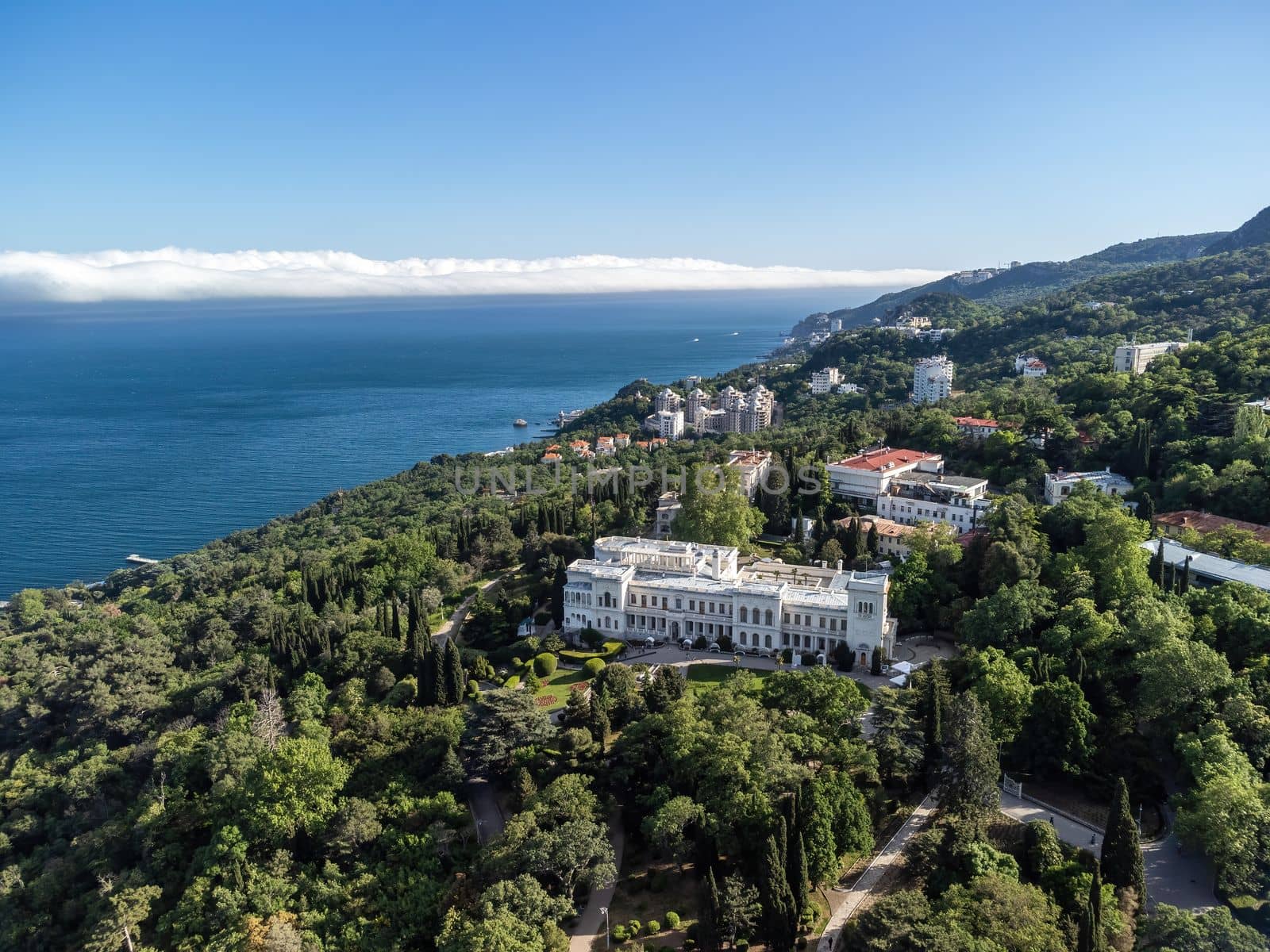 Livadia, Crimea. Livadia Palace - located on the shores of the Black Sea in the village of Livadia in the Yalta region of Crimea,