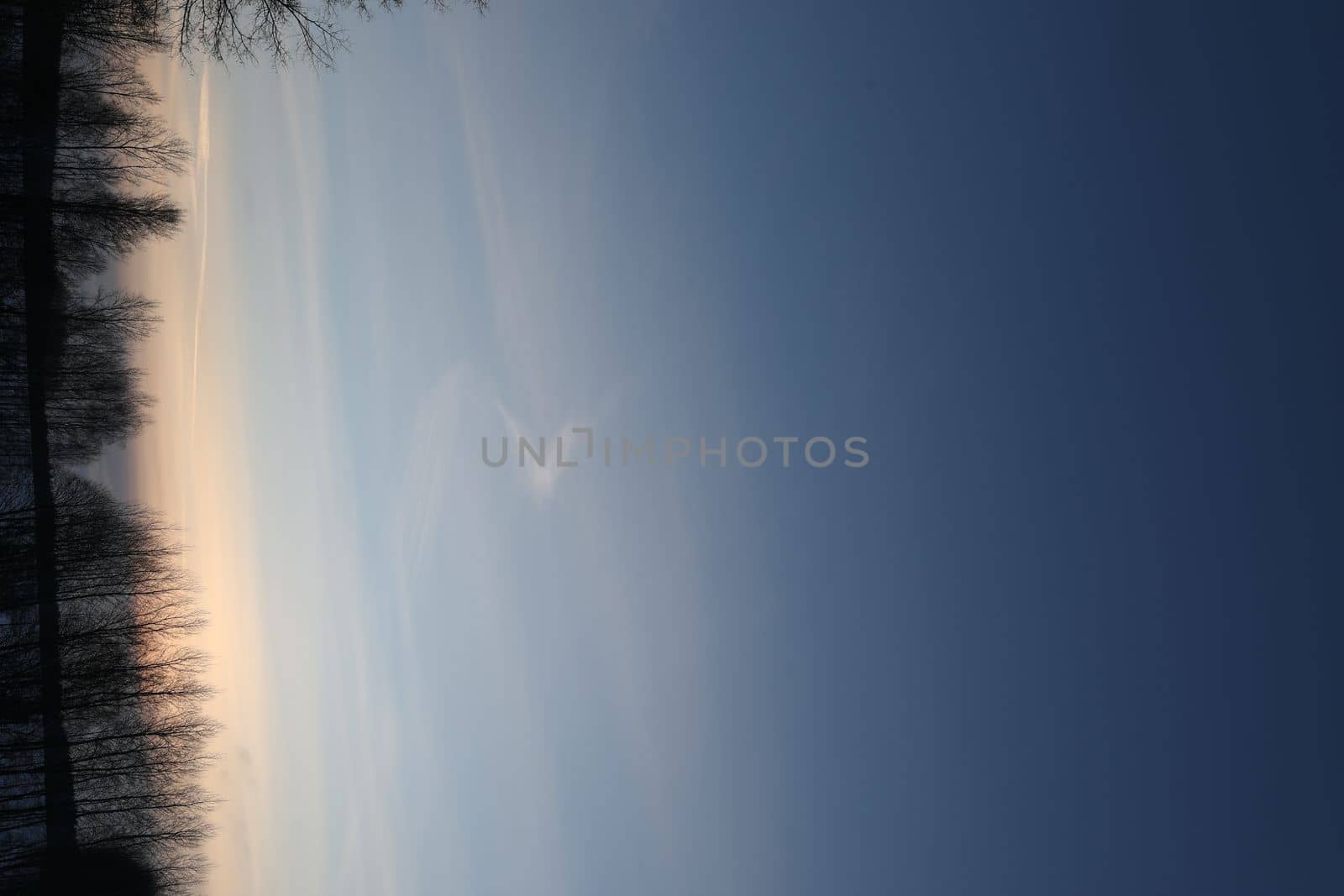 Sunset sky for background. amazing panoramic sunrise or sunset sky. sky scene.