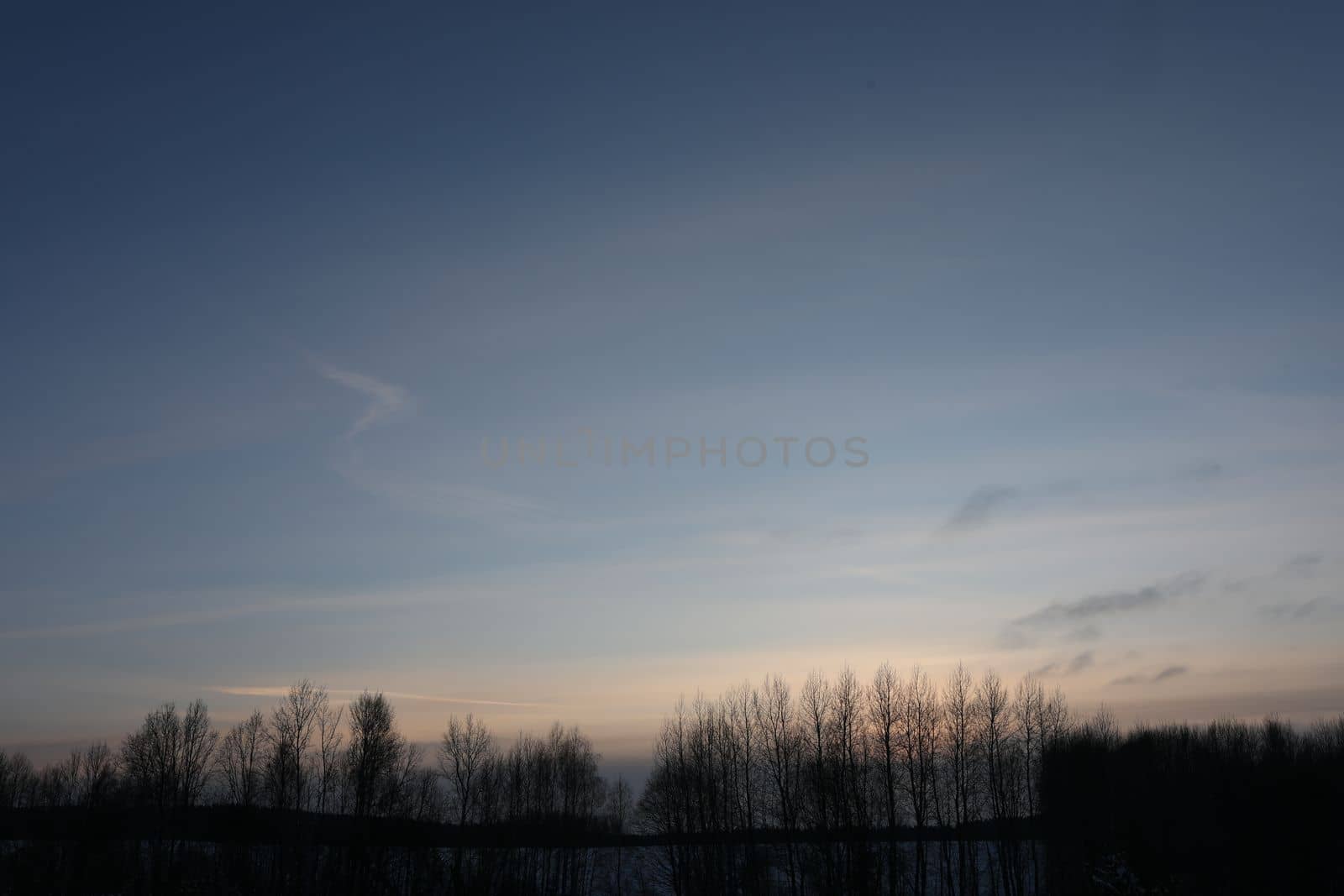 Sunset sky for background. amazing panoramic sunrise or sunset sky. sky scene.