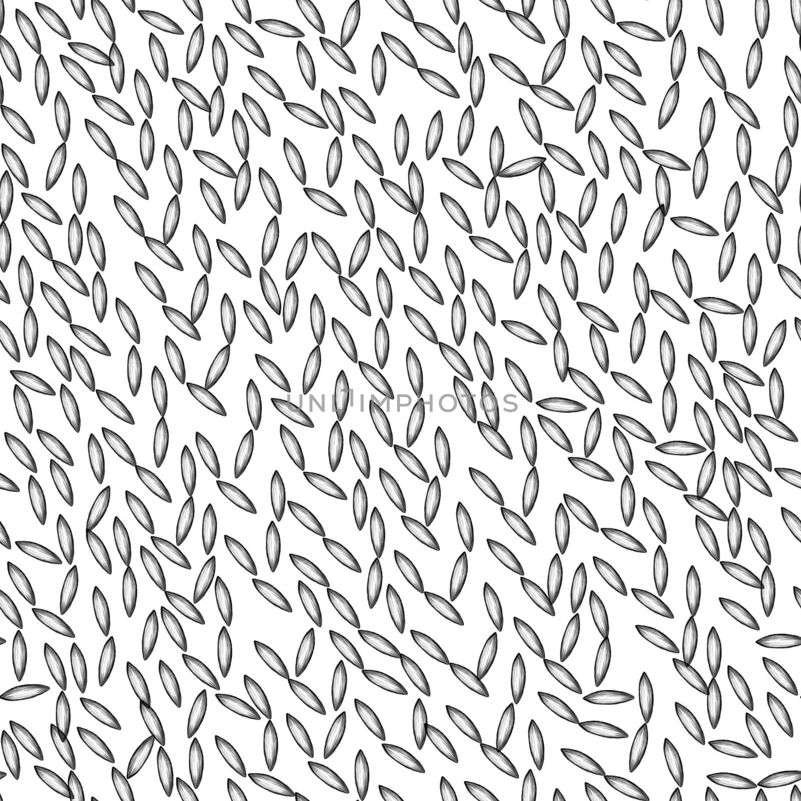 Hand drawn small knit design seamless pattern. Ink texture with knitting. by fireFLYart