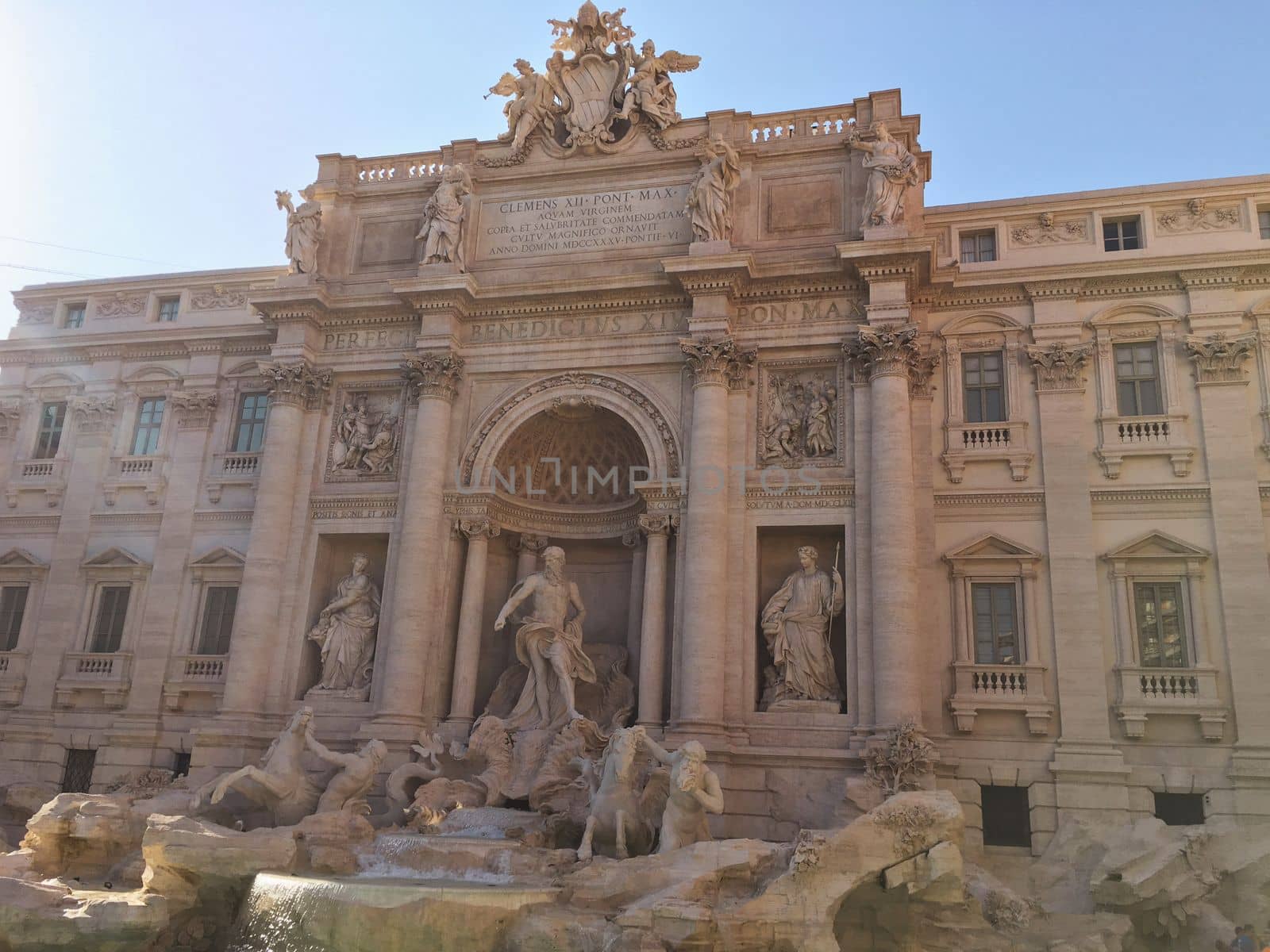 Trevi fountain in rome italy  by WeWander