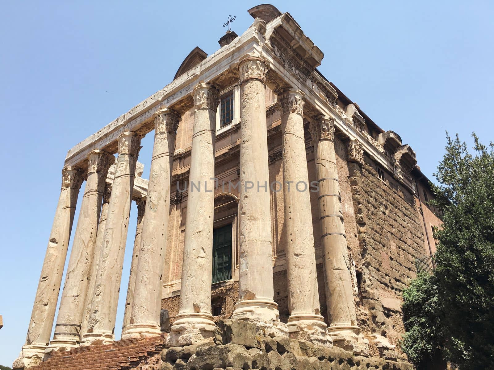 rome italy colliseum ruins of amphiteature and architecture by WeWander