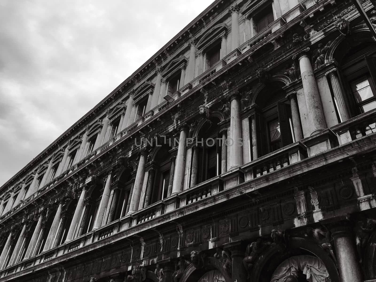 Views of the city river canals in Venice Italy in summer of europe. High quality photo