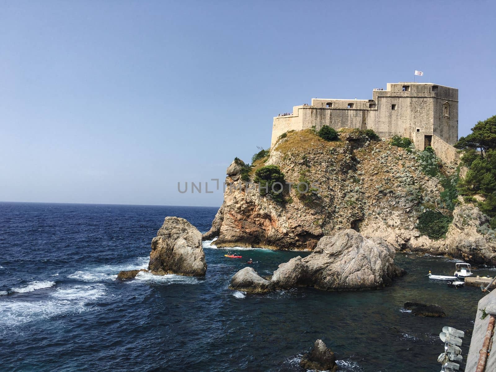 Views over the city of Dubrovnik Croatia in a european summer in game of thrones territory. by WeWander