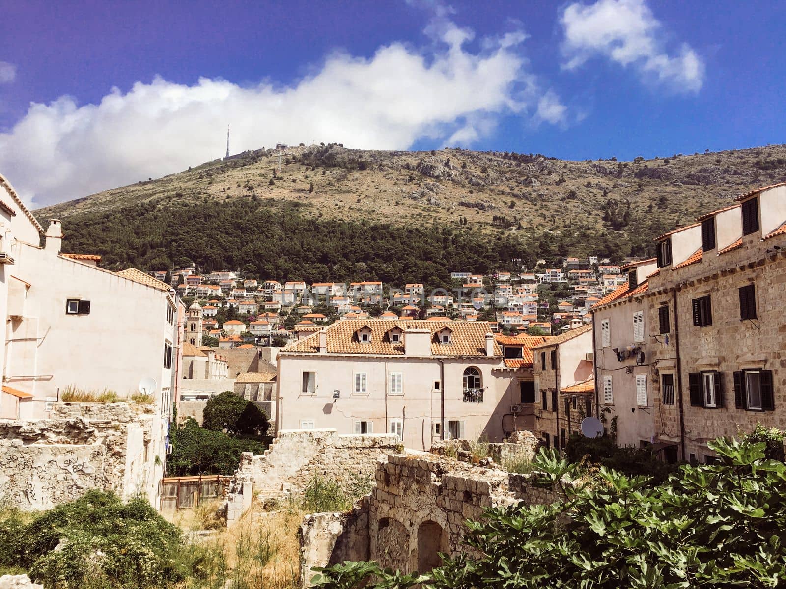 Views over the city of Dubrovnik Croatia in a european summer in game of thrones territory. by WeWander