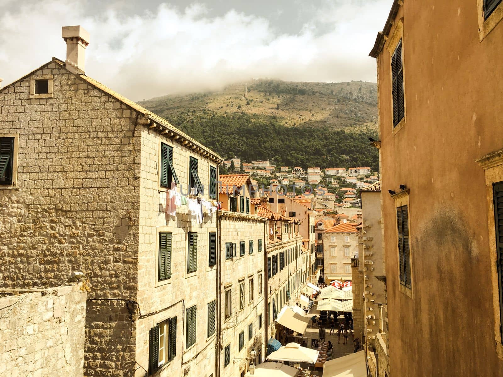 Views over the city of Dubrovnik Croatia in a european summer in game of thrones territory. by WeWander