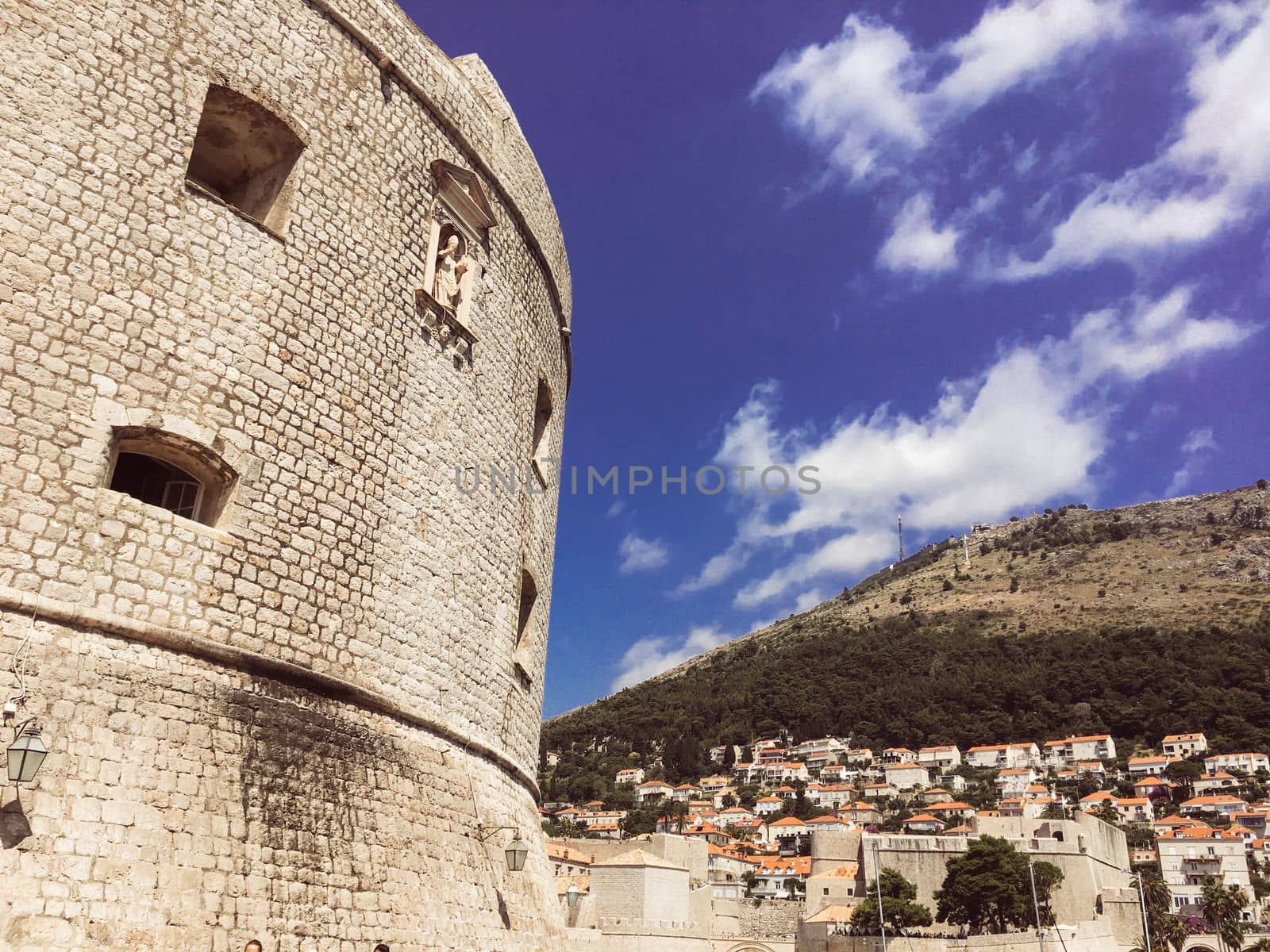 Views over the city of Dubrovnik Croatia in a european summer in game of thrones territory. by WeWander