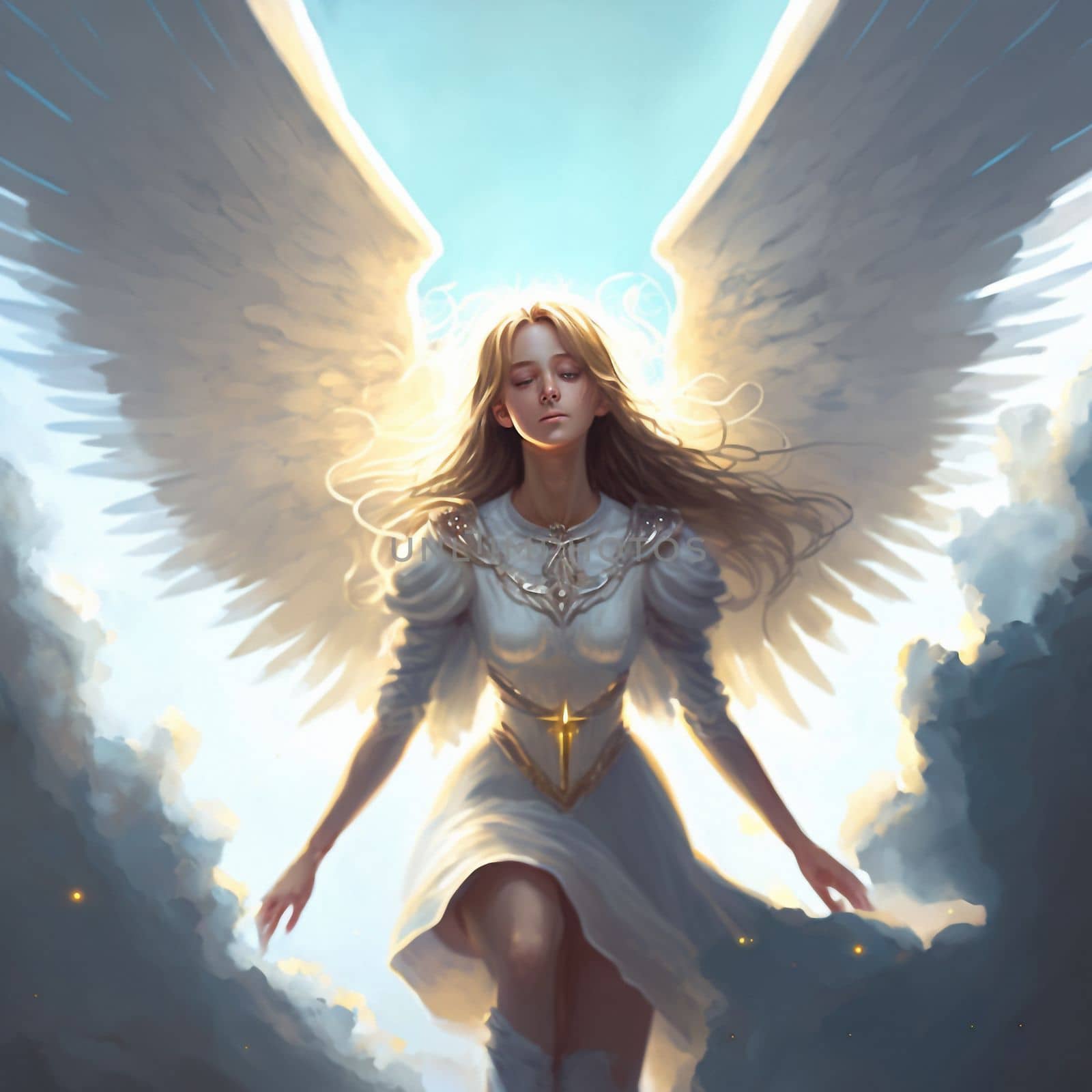Angel girl descends from heaven by NeuroSky