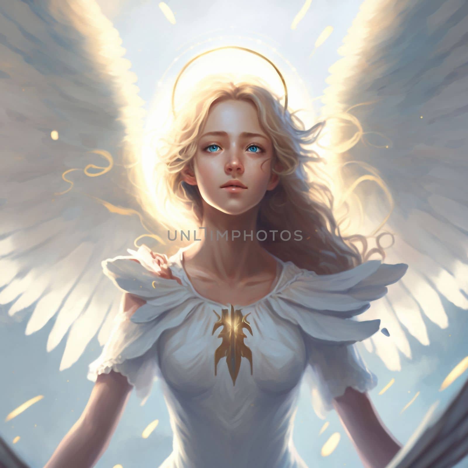 Angel girl descends from heaven by NeuroSky