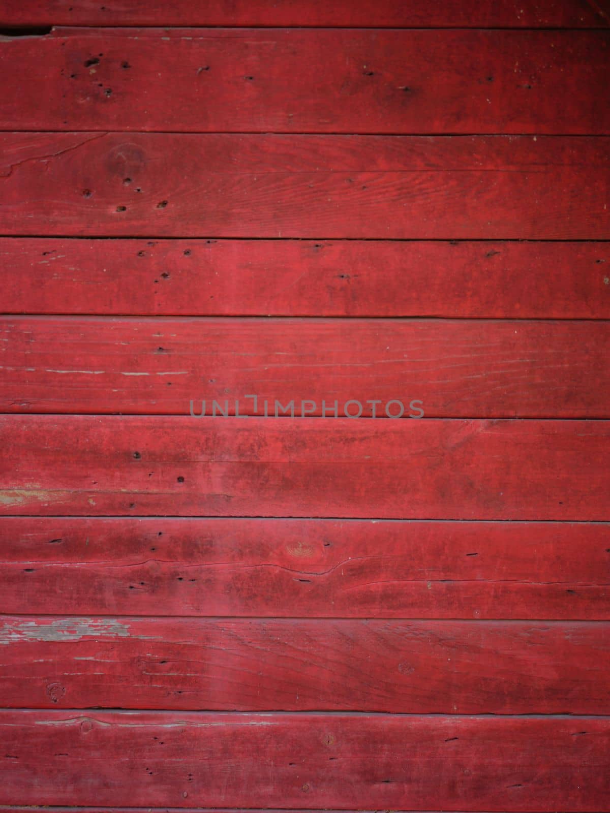 painted old wooden red wall. background texture . by Hepjam