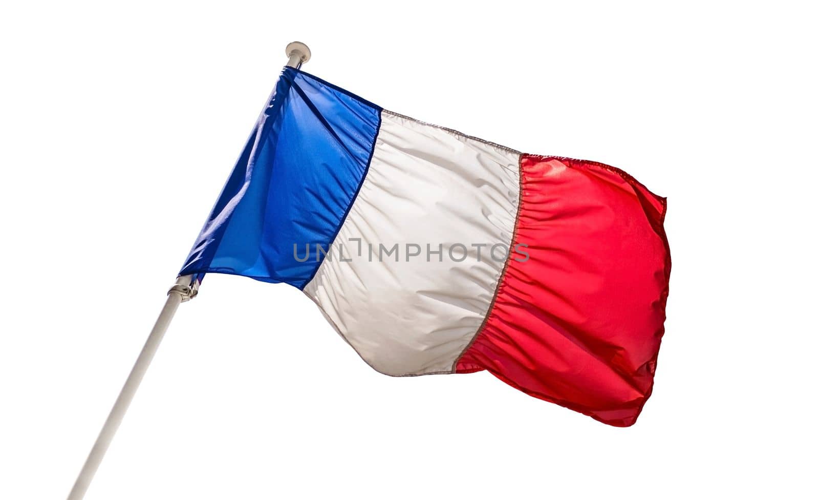 France flag isolated on a white background