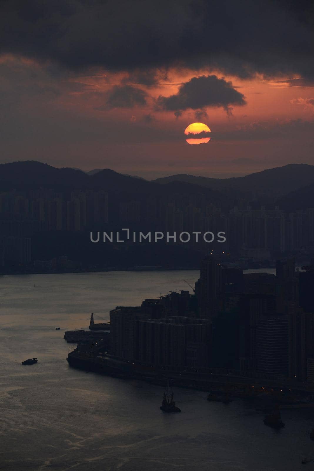 Hong kong sunrise  from the peak