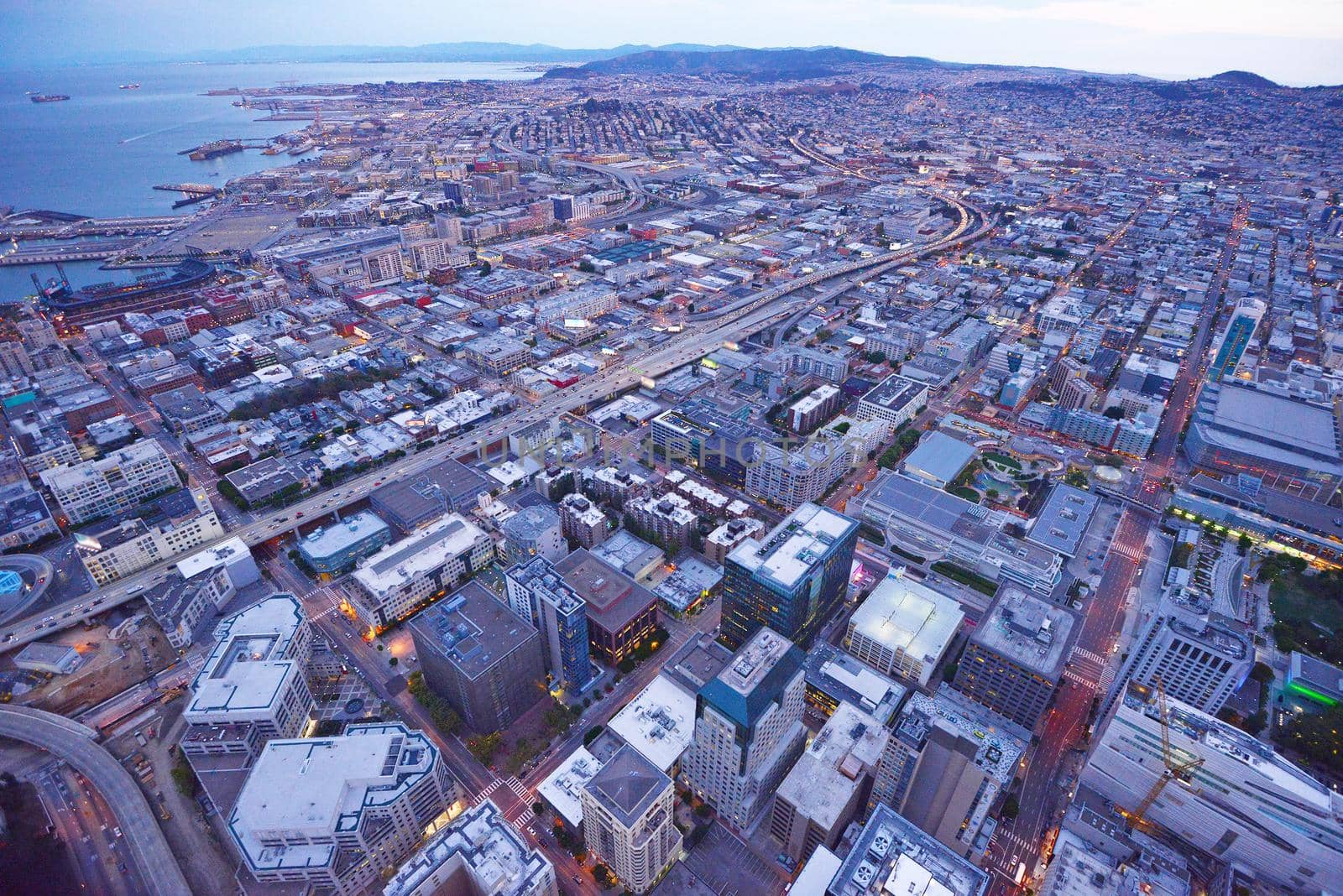 aerial view of san francisco