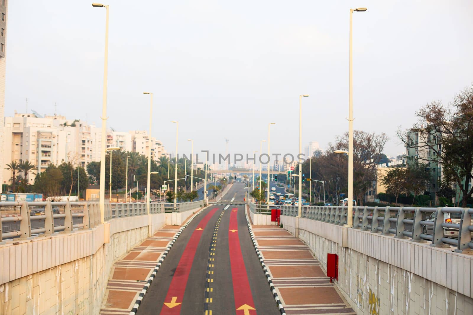 City bus lane public transport road a by Try_my_best