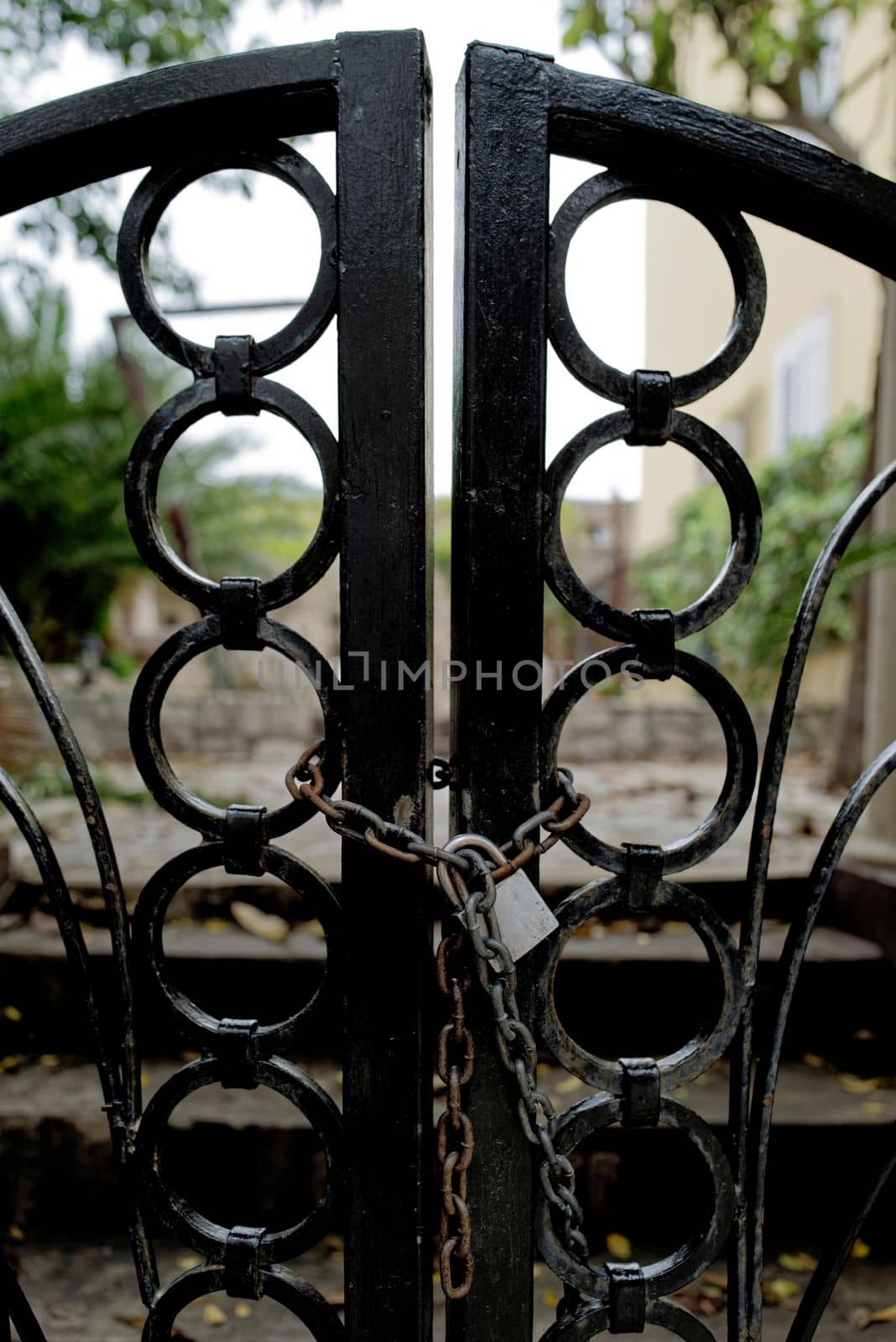 Heavy iron garden gate by Pammy1140