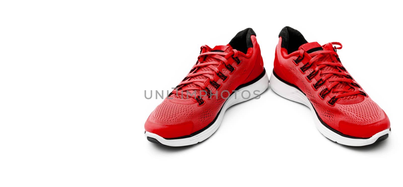 Red running shoes by GekaSkr