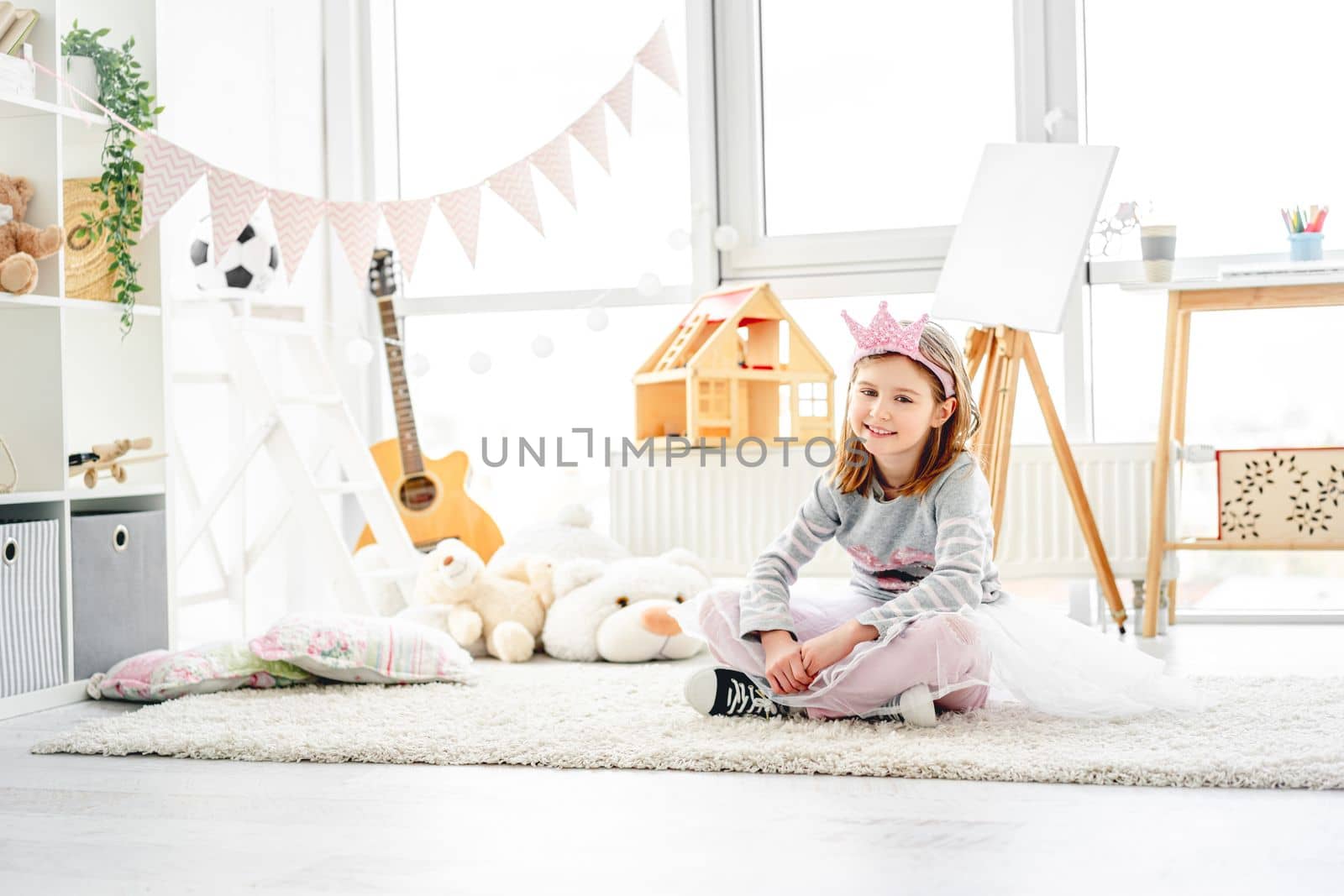 Cute princess in children's room by GekaSkr