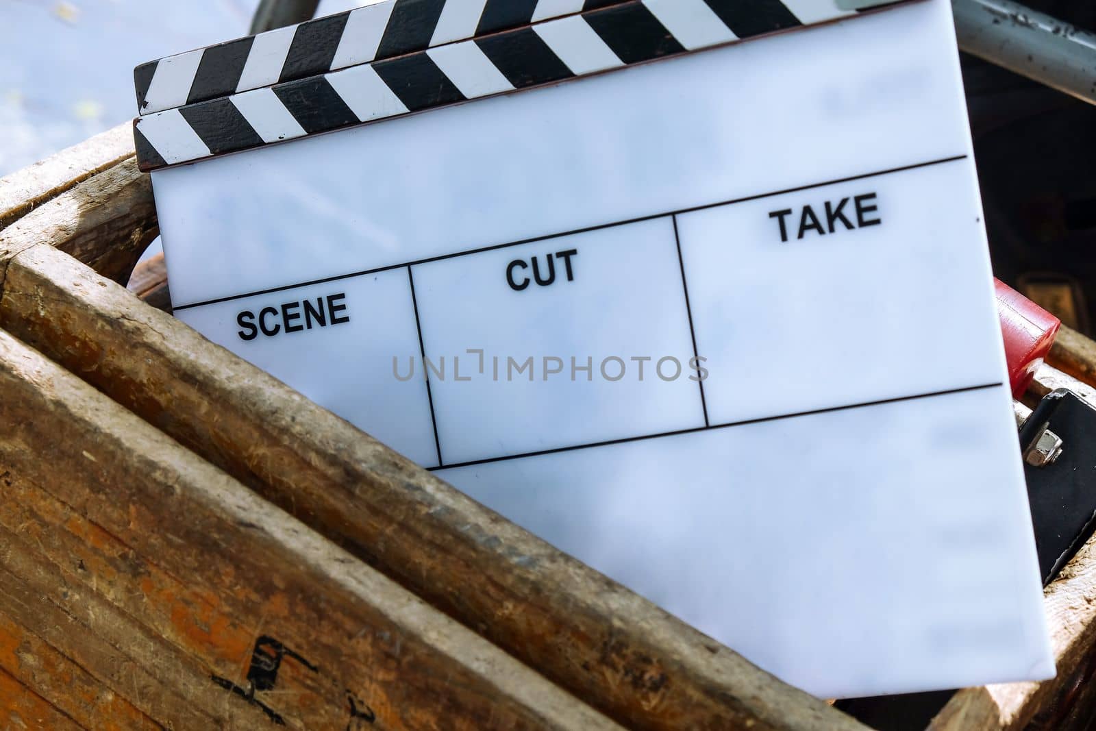Labeling the Slate on set