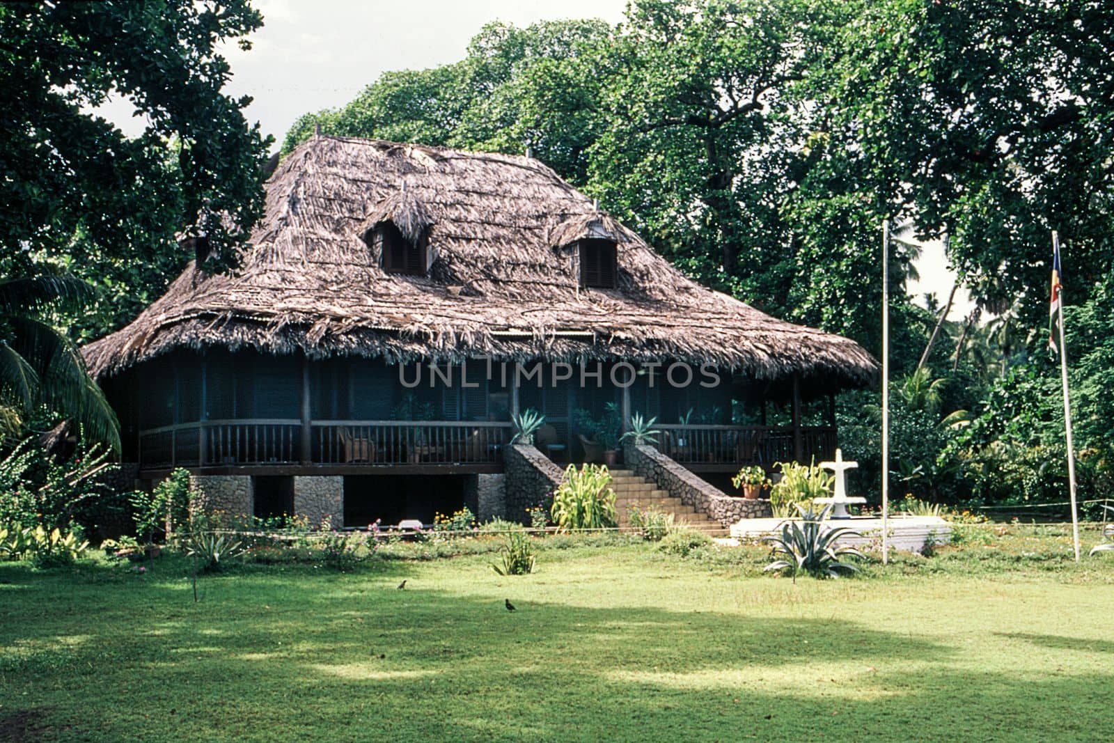 Historical Plantation House Museum at L'Union Estate, La Digue, Seychelles