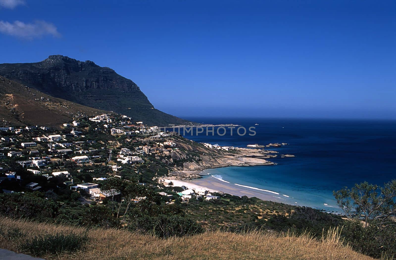 Panoramic view of llandudno bay, western Cape, south africa