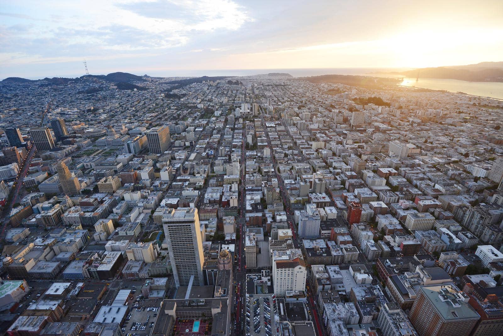 san francisco aerial view by porbital