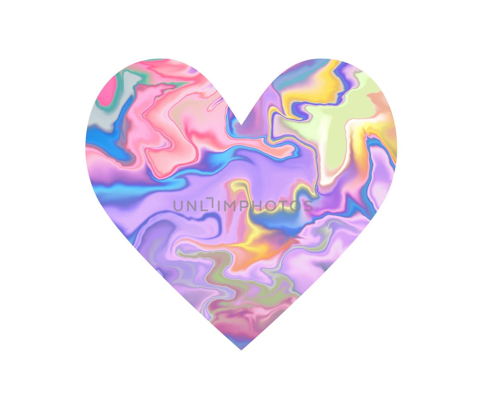 Purple marble heart. the silhouette of the heart is a symbol of love. Valentine's day . High quality illustration