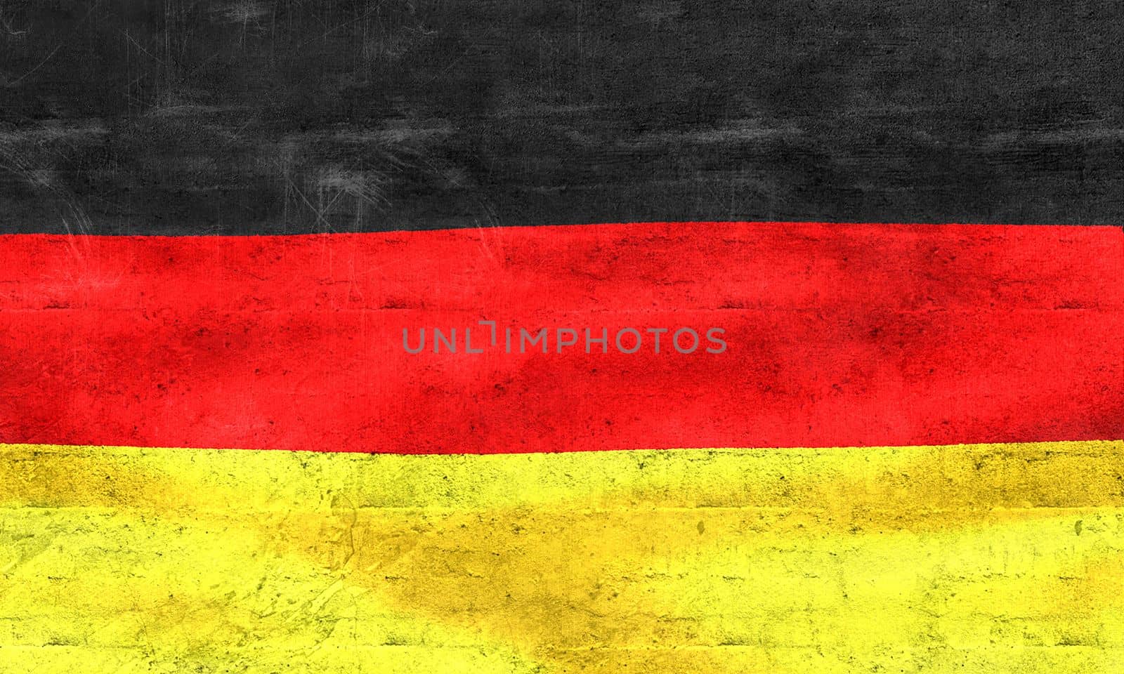 Germany flag - realistic waving fabric flag by MP_foto71