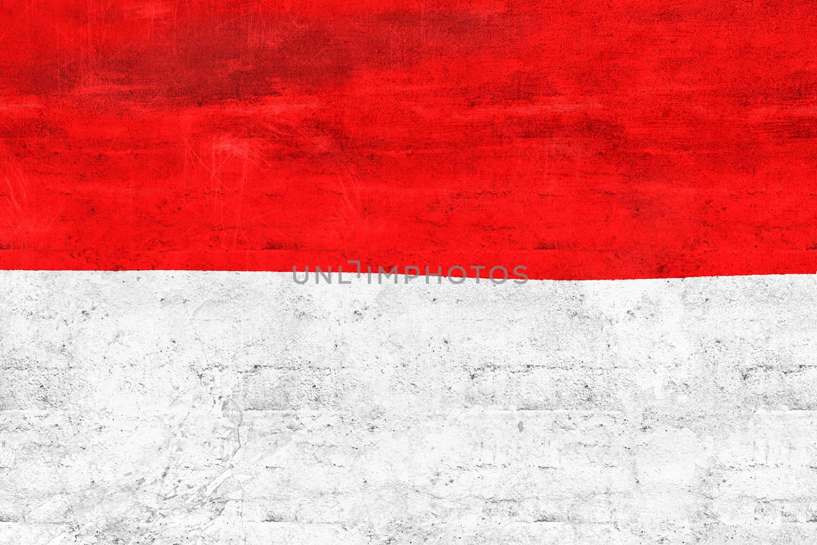 3D-Illustration of a Indonesia flag - realistic waving fabric flag by MP_foto71