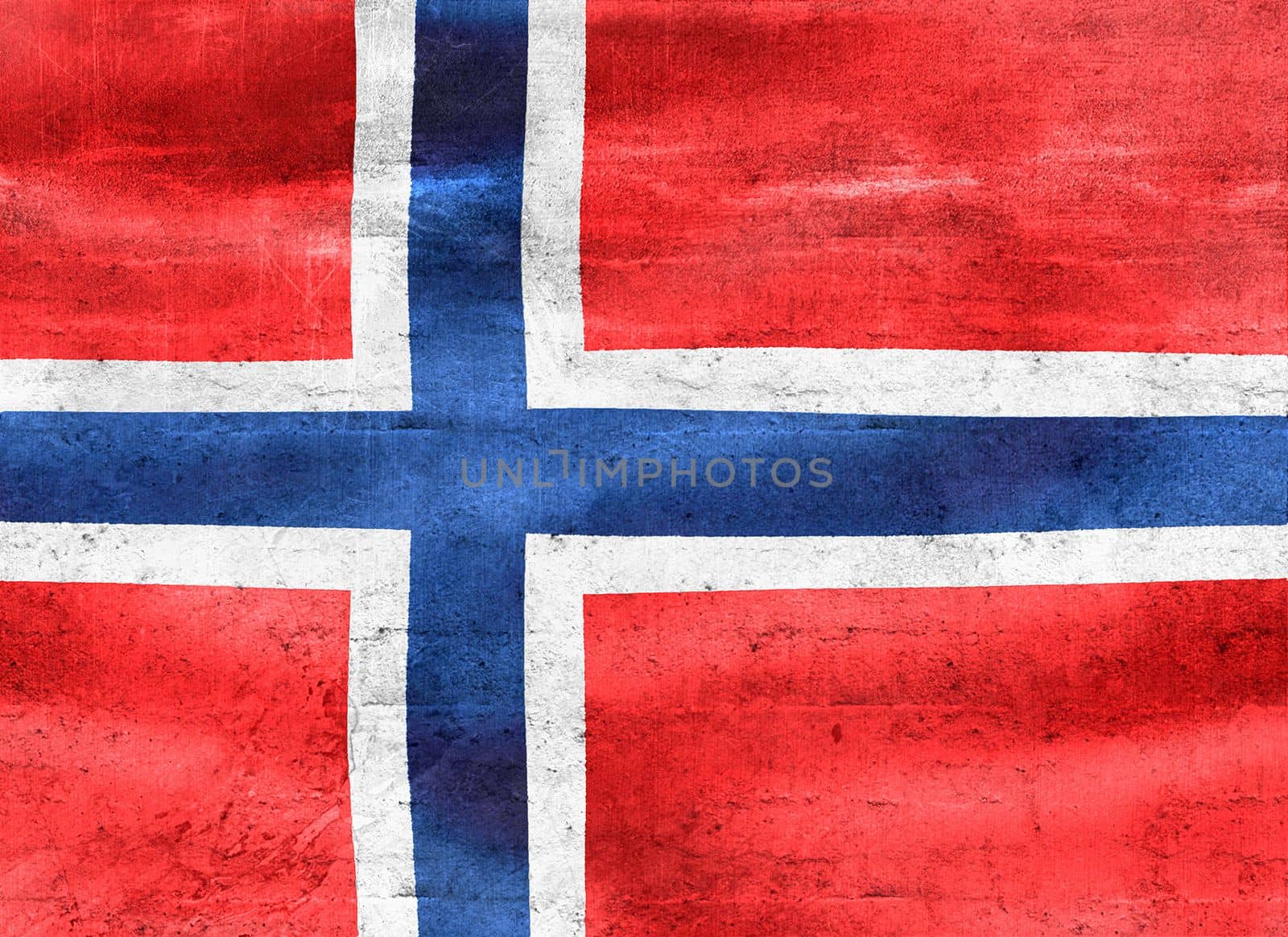 3D-Illustration of a Norway flag - realistic waving fabric flag by MP_foto71
