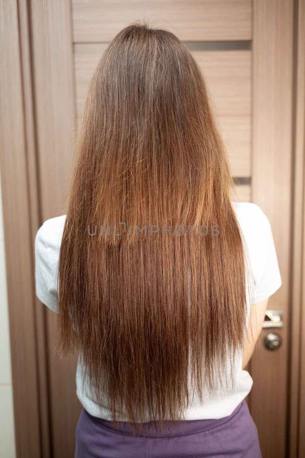 Long hair extensions and your own short ones. Hair extensions by AnatoliiFoto