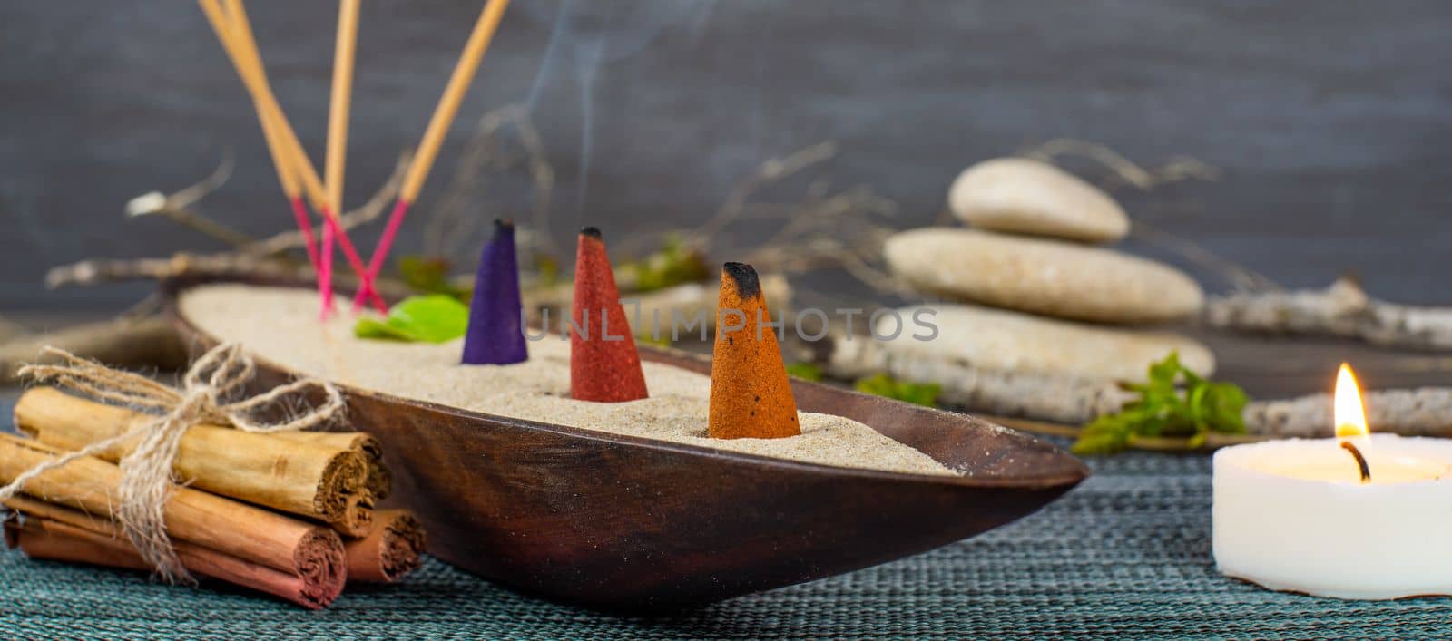 incense with smoke zen images by joseantona