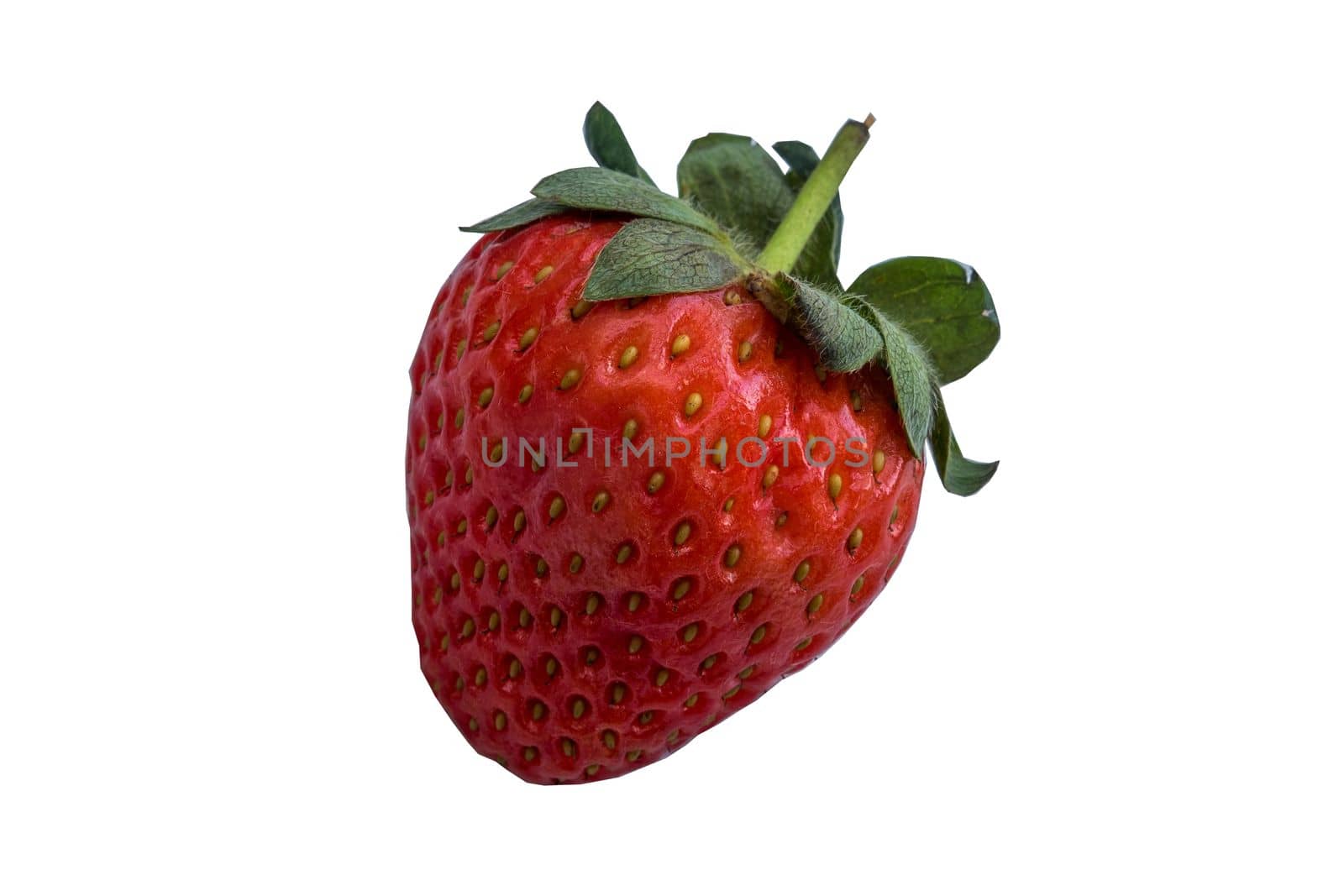 Strawberry isolated on white background. Healthy food