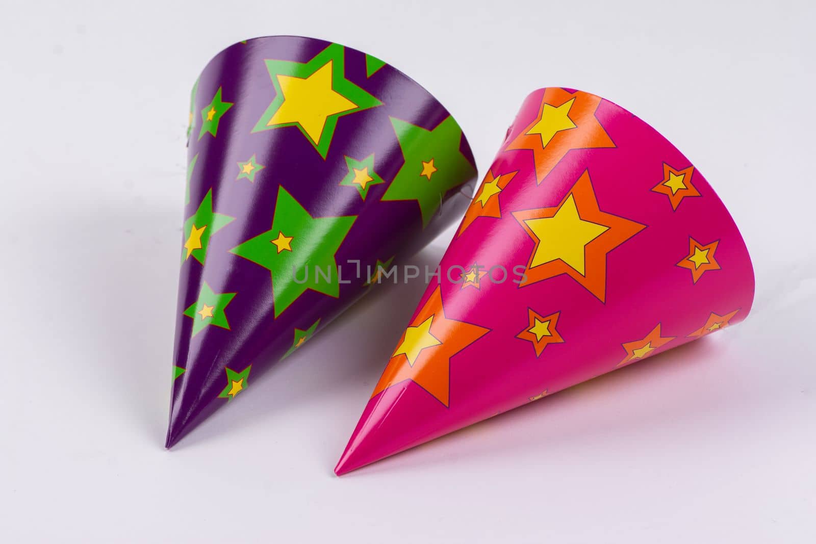 Party hats cap birthday isolated