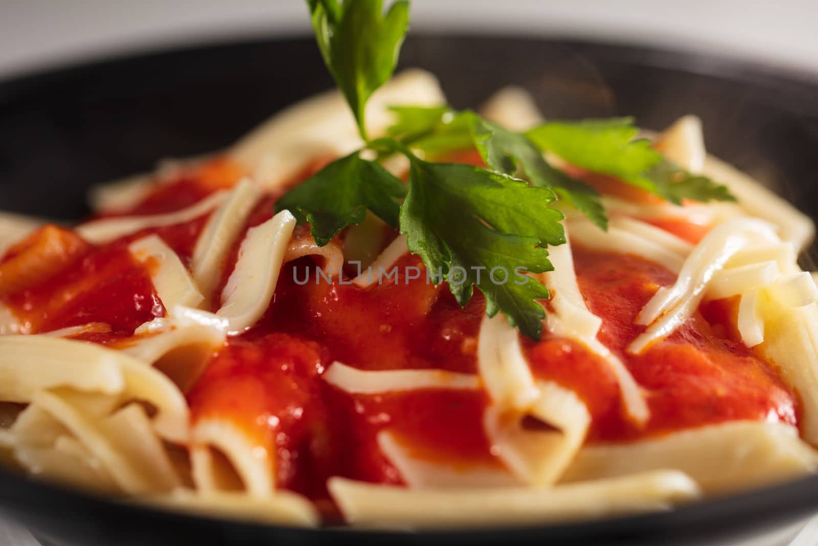 Pasta with Napoliten sauce - Penne. High quality photo