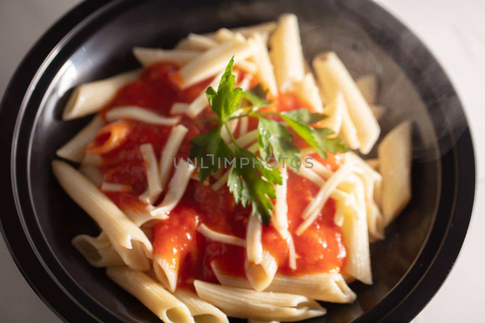 Pasta with Napoliten sauce - Penne. by senkaya