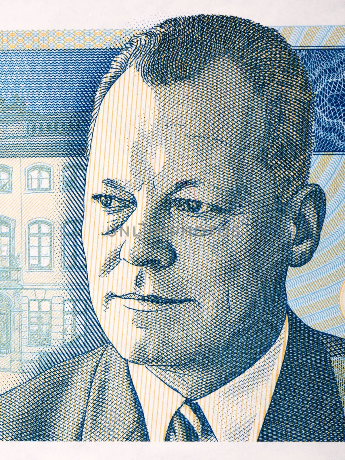 Willy Brandt a portrait from German money by johan10