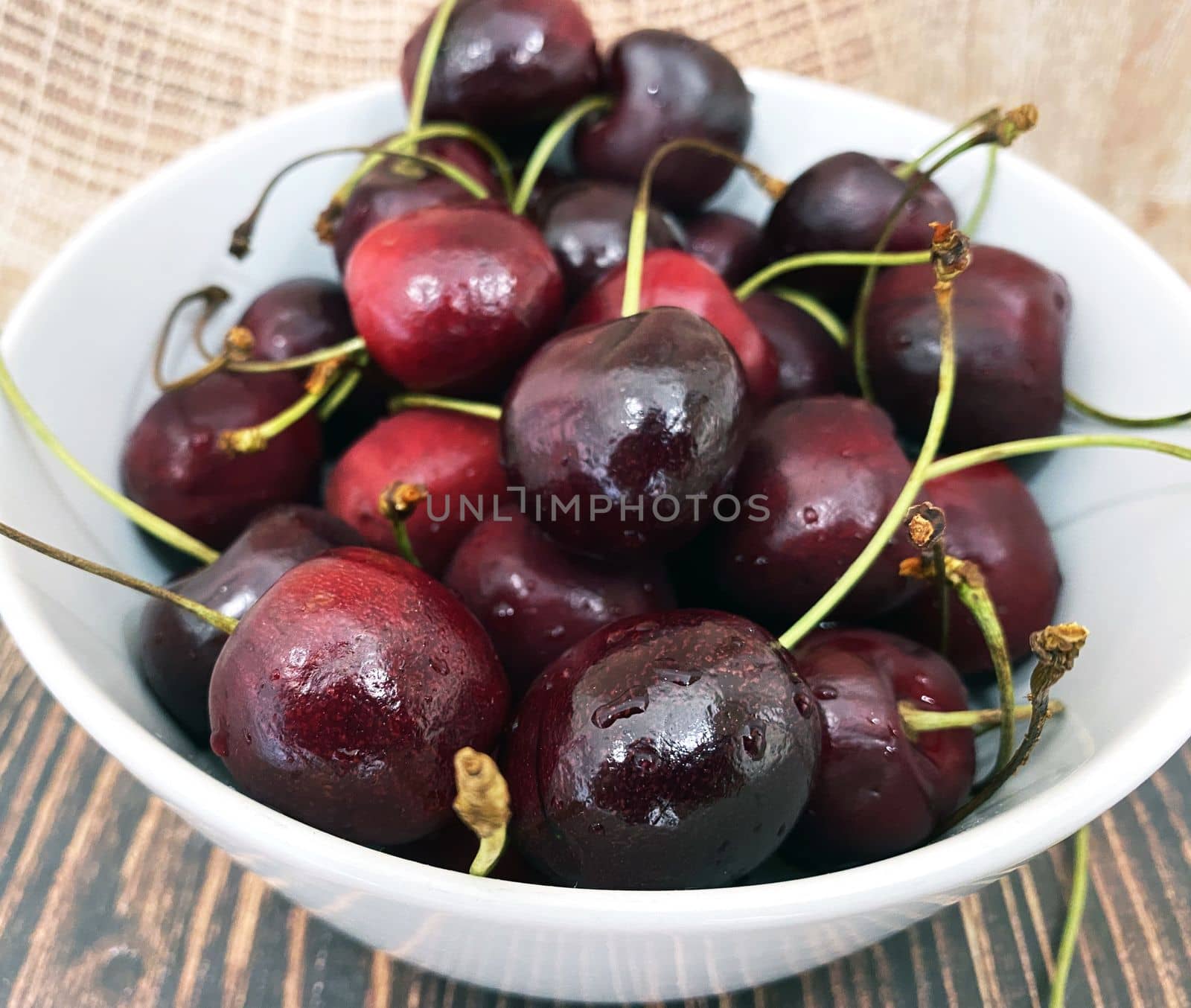 Cherry in a bowl