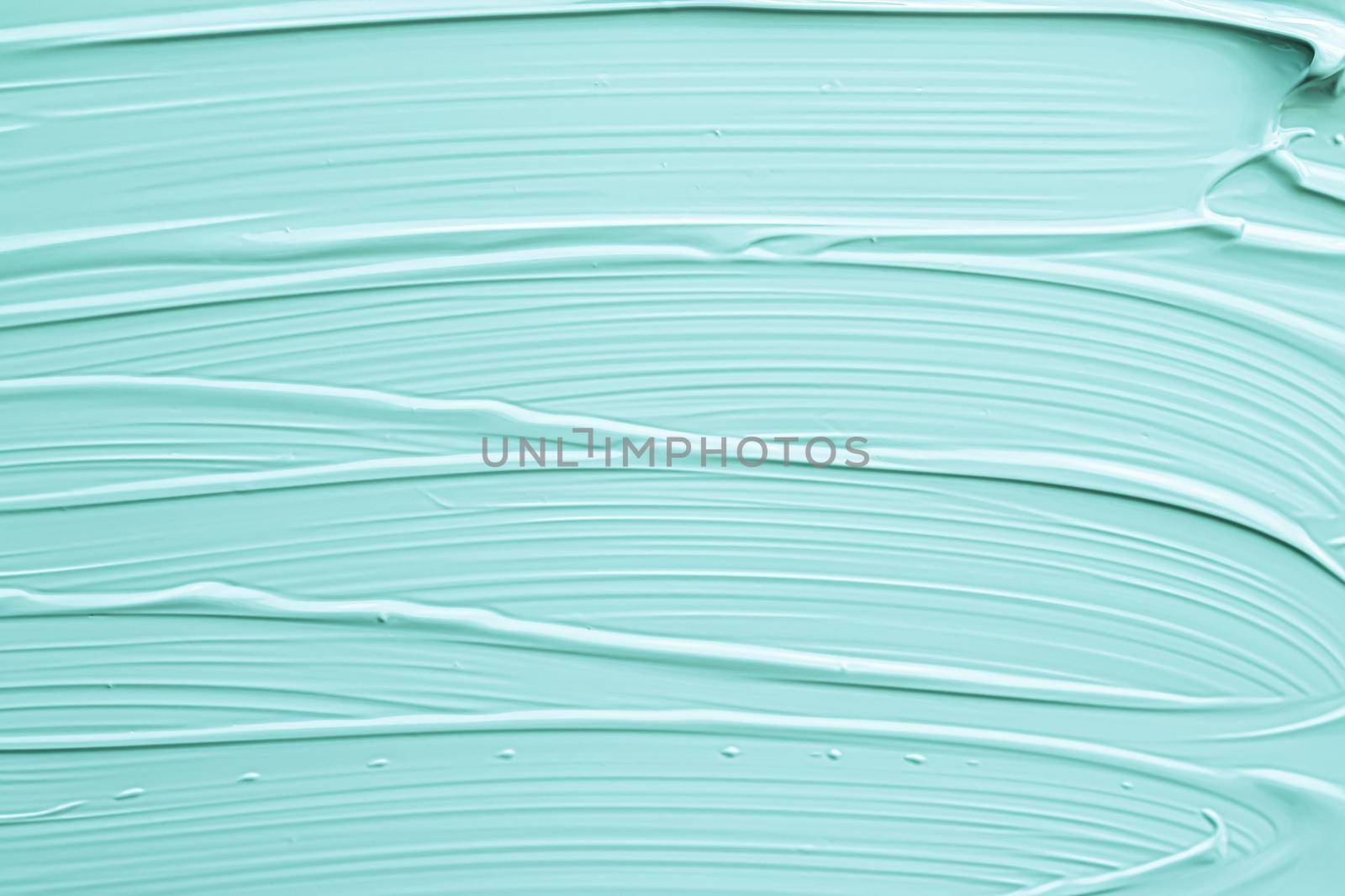 Mint cosmetic texture background, make-up and skincare cosmetics cream product, luxury beauty brand, holiday flatlay design or abstract wall art and paint strokes.