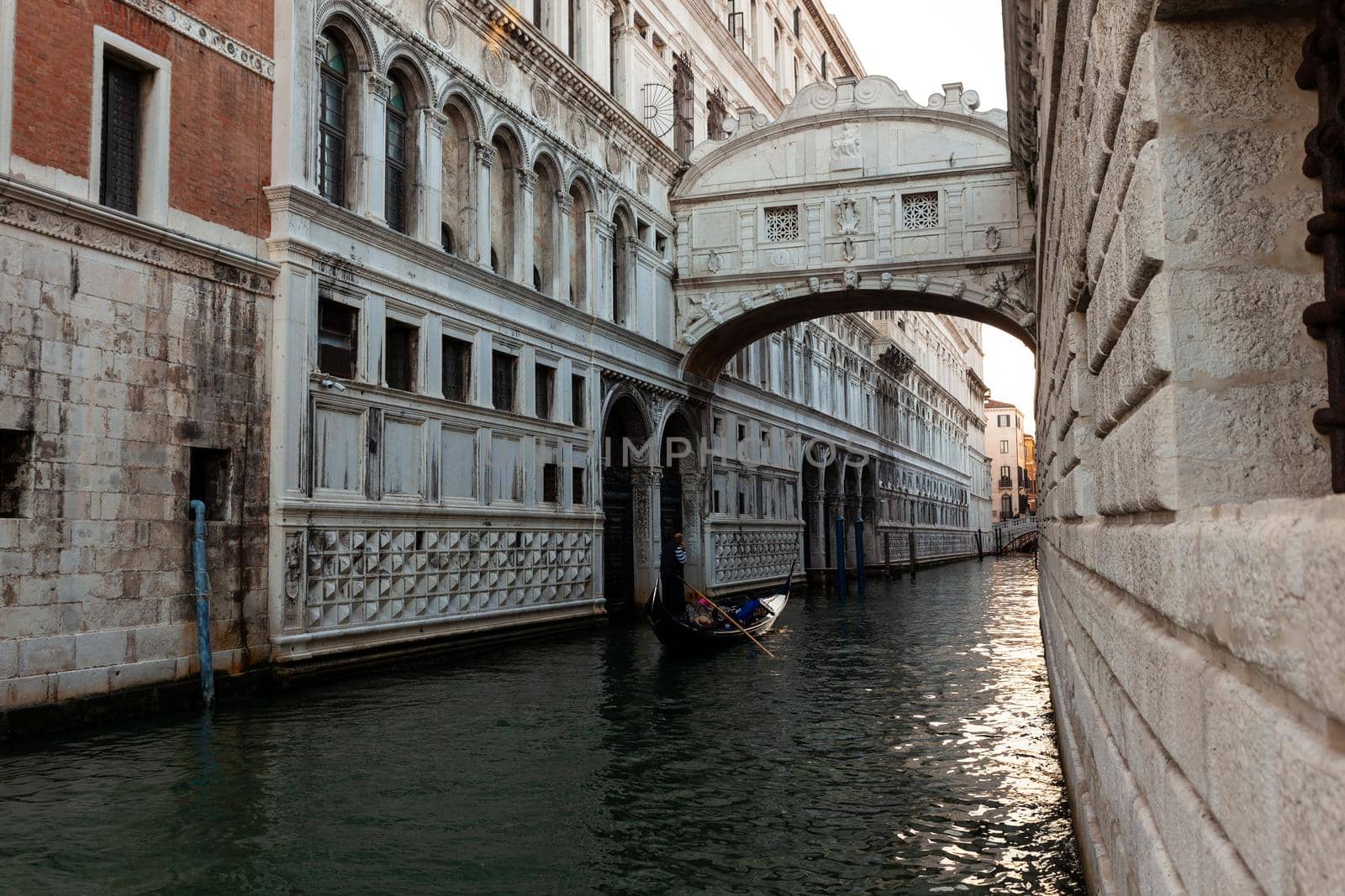 VENICE, ITALY - MAY, 09: View of Bridge of Sighs on May 09, 2019