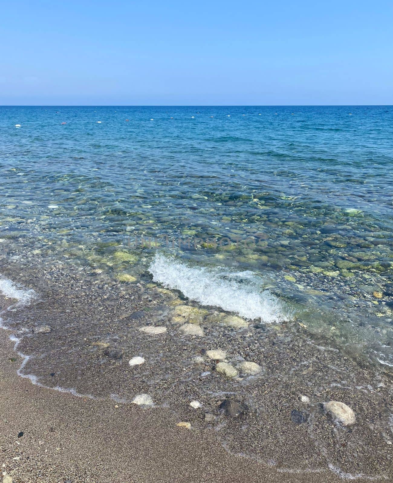 Beach on the Mediterranean Sea, Kemer, Turkey