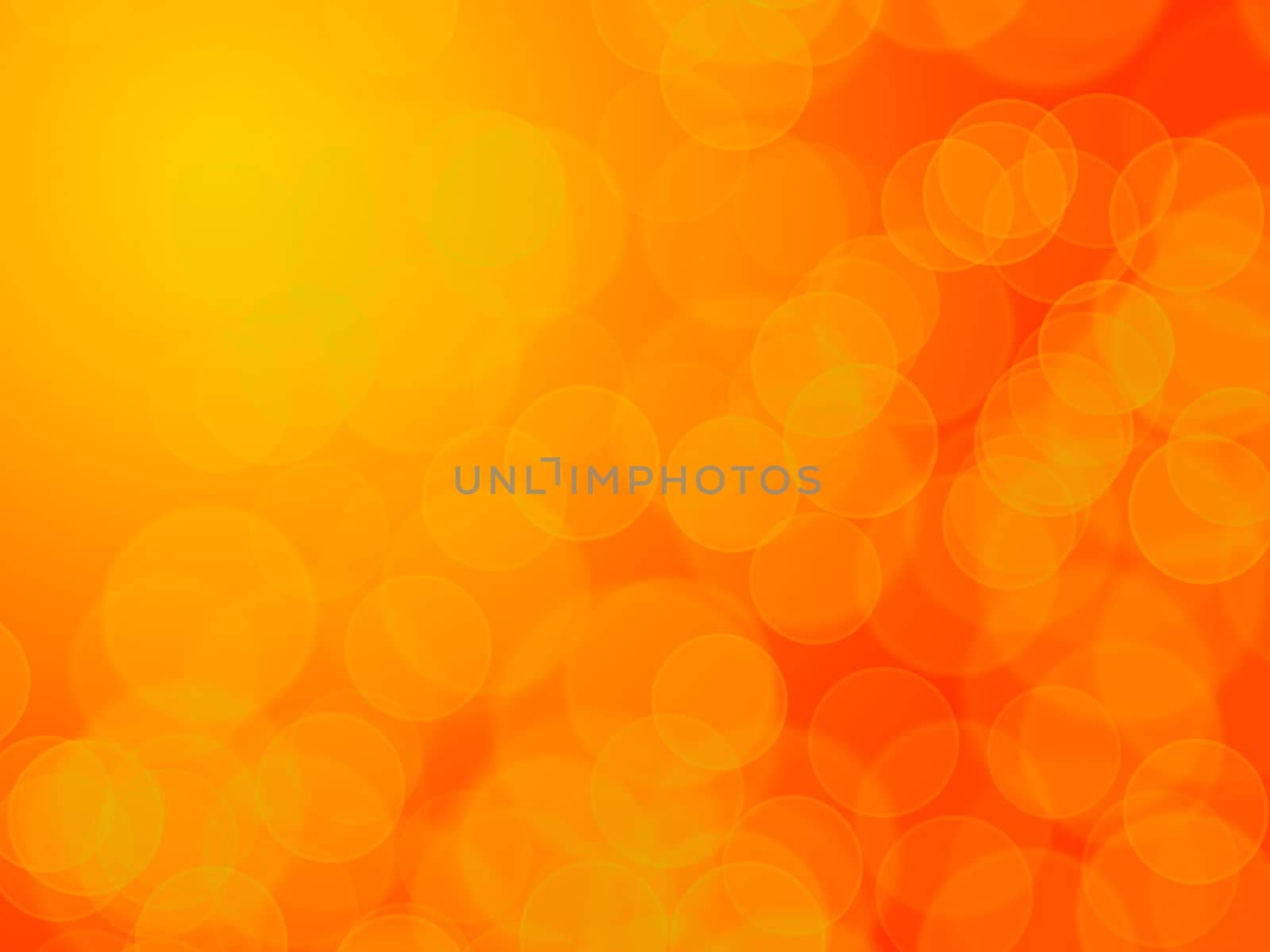 Background, bokeh abstraction. Background with round bokeh effect, orange.