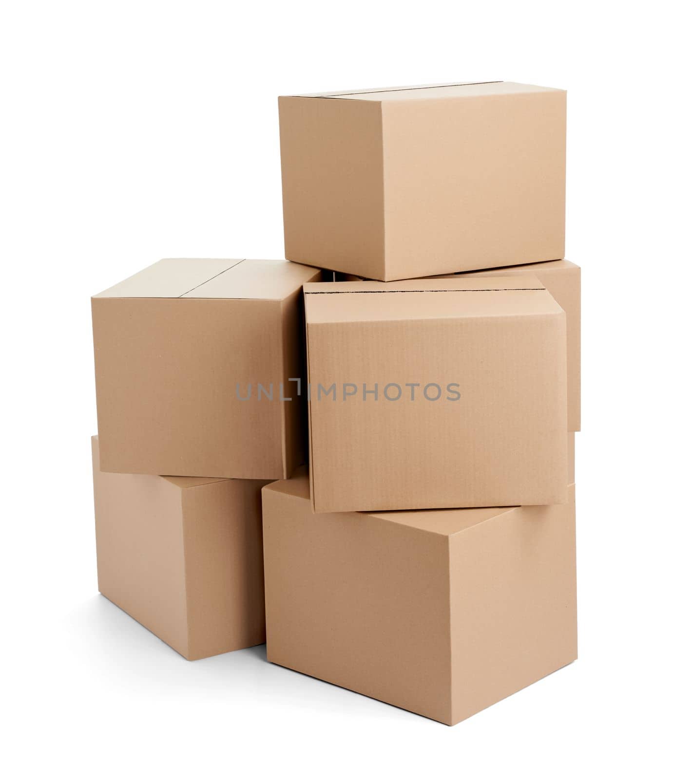 box package delivery cardboard carton by Picsfive