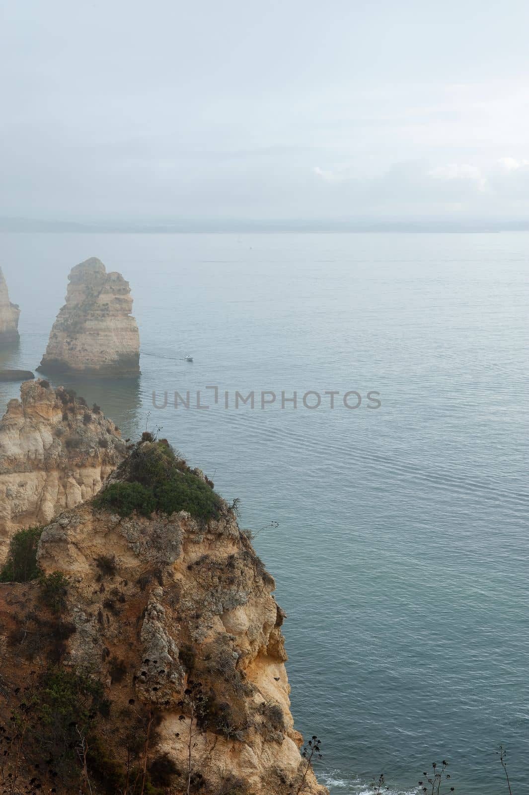 The rock formation of Ponta de Piedade - Lagos - Portugal.