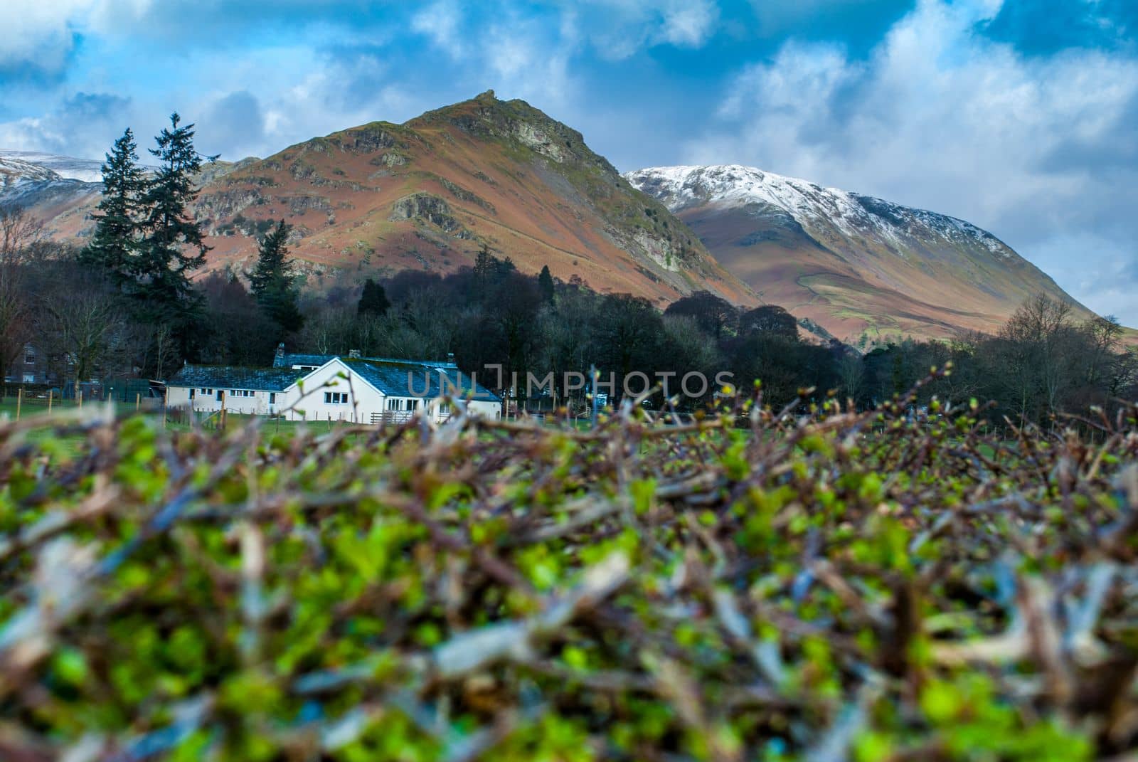 Beautiful mountains in the area Lake District. UK