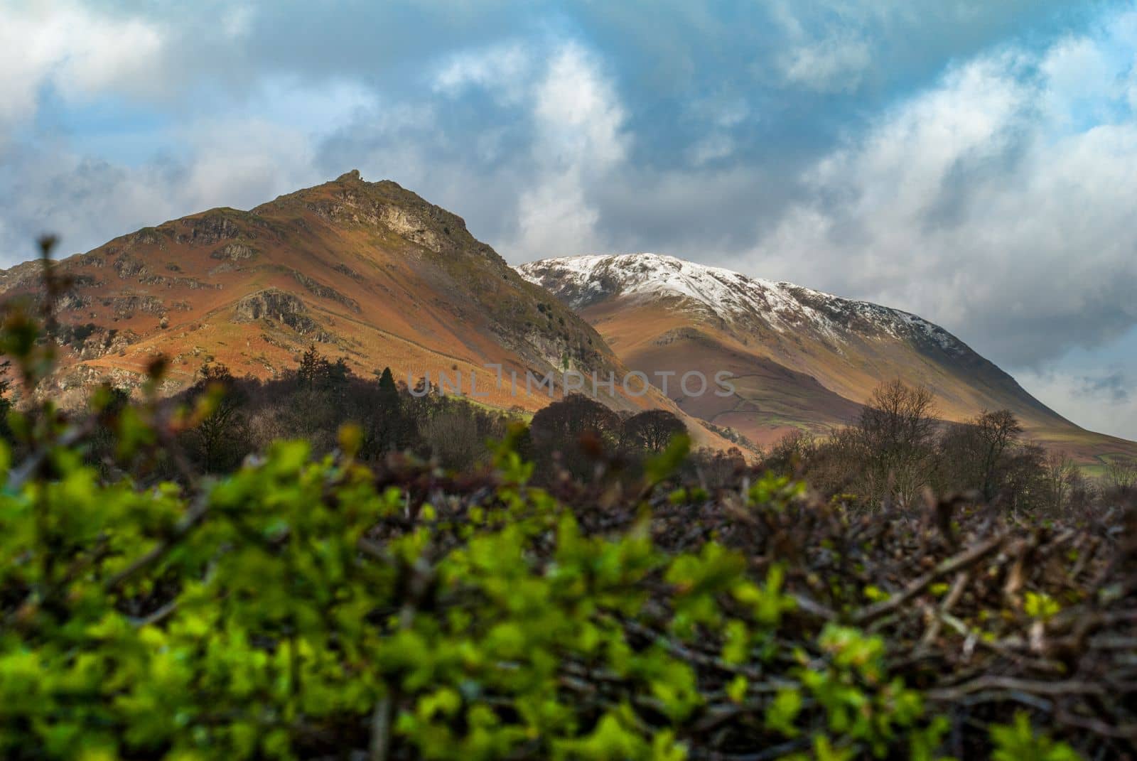 Beautiful mountains in the area Lake District. UK