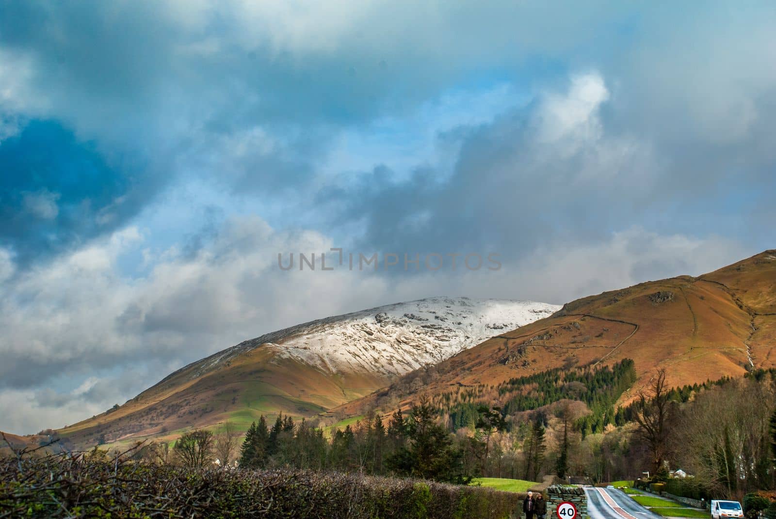 Beautiful mountain driving directions in the Lake District area. UK
