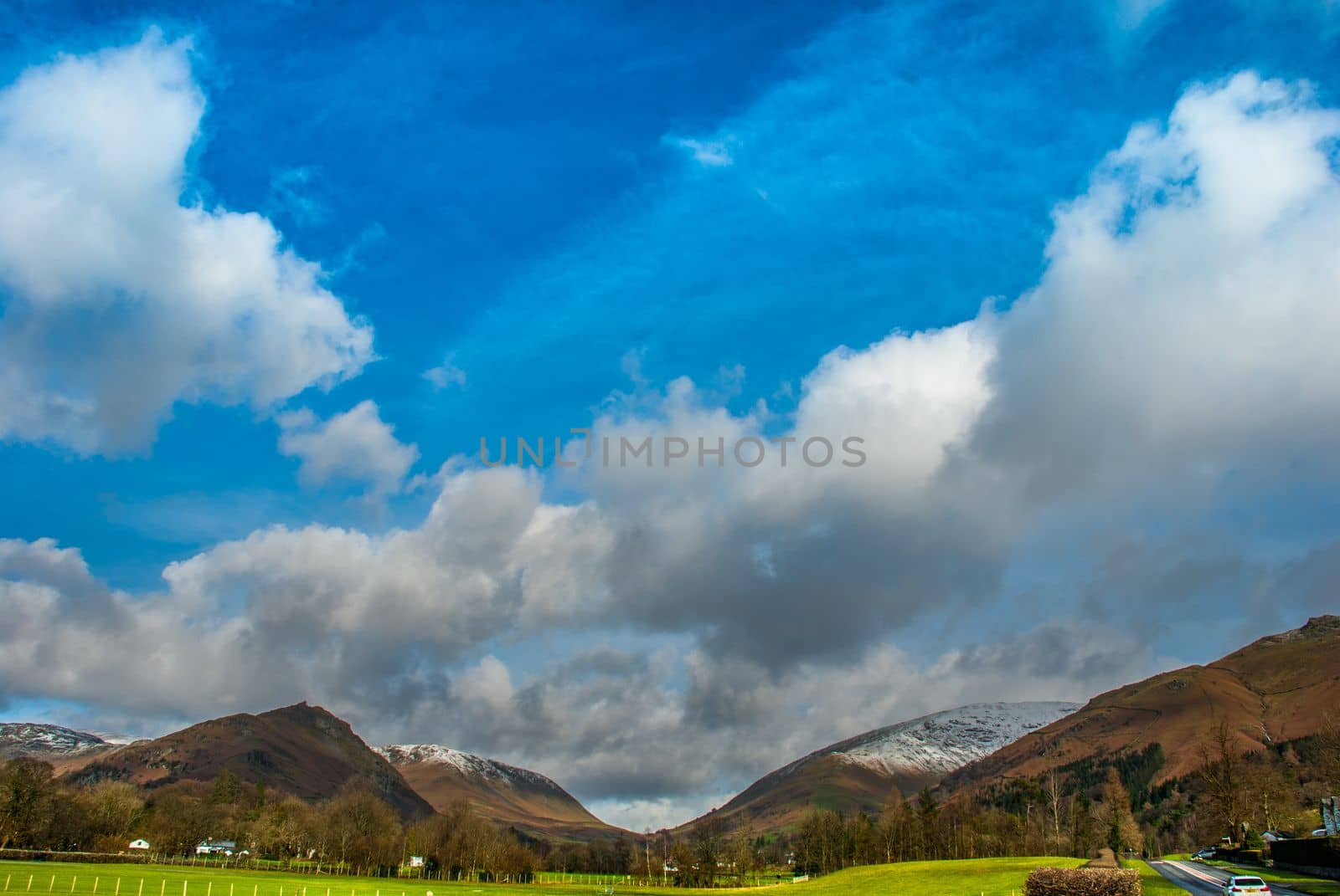 Beautiful mountain driving directions in the Lake District area. UK